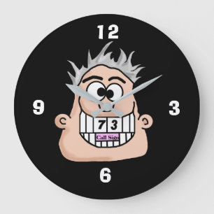 Big Grin Ham Radio Operator Wall Clock