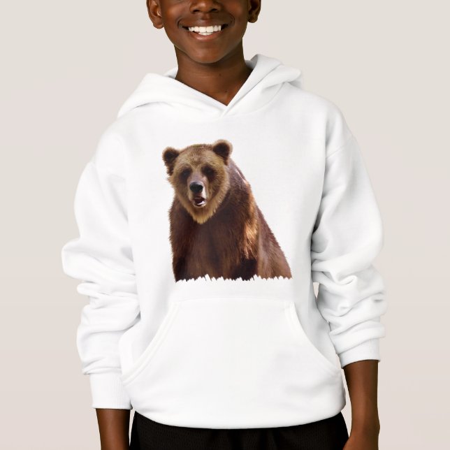 Big Grizzly Bear Wildlife Art Cadeau (Devant)