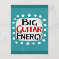 Big Guitar Energy Postcard