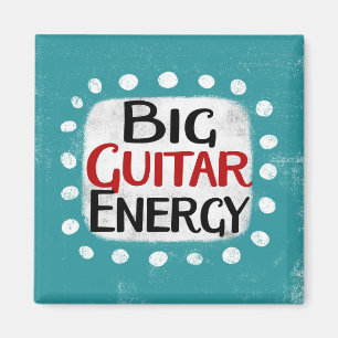 Big Guitar Energy Refrigerator Magnet