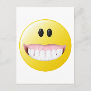 Big Gums Face Postcard