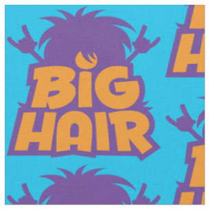 Big Hair Band Logo Fabric