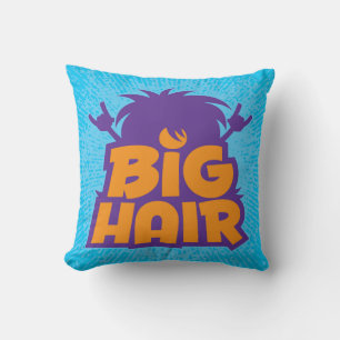 Big Hair Band Logo Throw Pillow