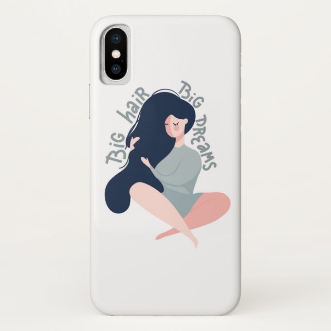 Big Hair Big Dreams Case-Mate iPhone Case (Back)