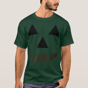 Big Halloween Pumpkin Jack O'Lantern Face Hallowee T-Shirt