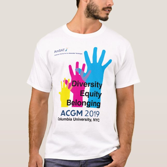 Big hands logo with Diversity, Equity, Belonging T-Shirt (Front)