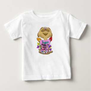Big Head Mother's Day Cat Baby T-Shirt