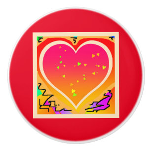 BIG HEART CERAMIC KNOB