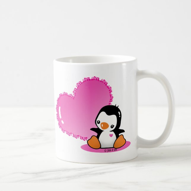 Big Heart Classic White Mug (Right)