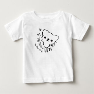 Big Heart in Tiny Body Dog Baby T-Shirt