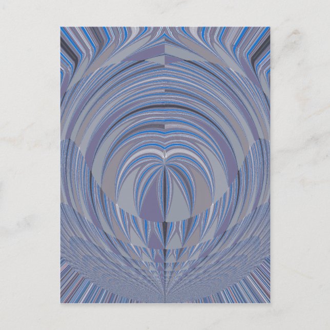 Big Heart Seamless Design Postcard (Front)