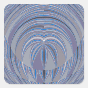 Big Heart Seamless Design Square Sticker