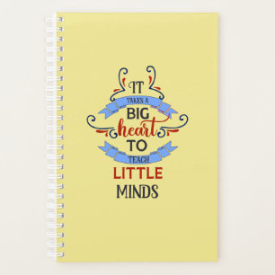 Big Heart Teacher Spiral Planner