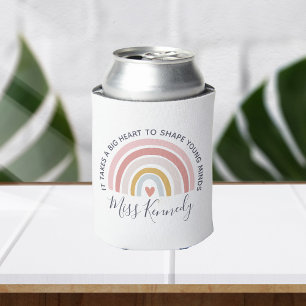 Big Heart to Shape Young Minds Teacher Can Cooler