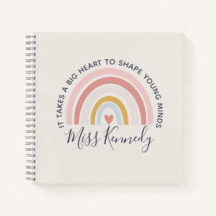 Big Heart to Shape Young Minds Teacher Notebook