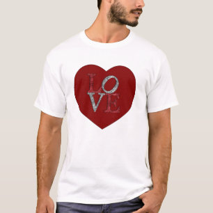 Big heart with sparkling LOVE! T-Shirt