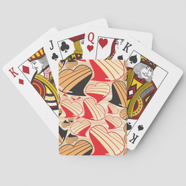 Big Hearts Playing Cards (Back)