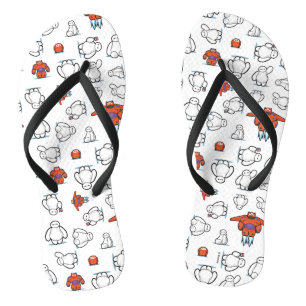 Big Hero 6   Baymax Suit Pattern Flip Flops