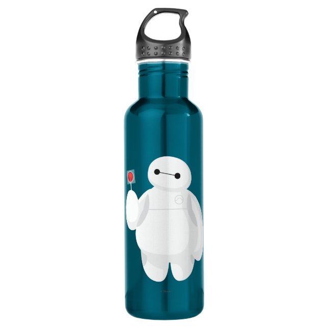 Big Hero 6 | Baymax with Lollipop 710 Ml Water Bottle (Front)