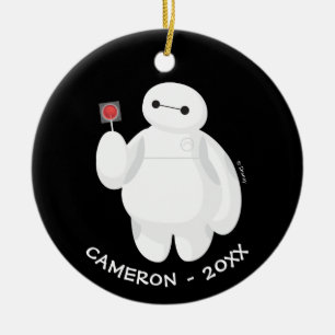 Big Hero 6   Baymax with Lollipop Ceramic Ornament