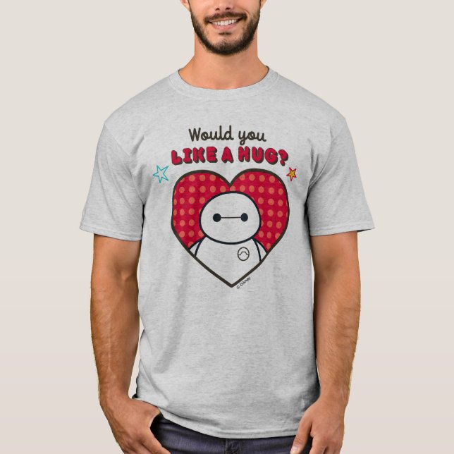 Big Hero 6 | Baymax - Would You Like a Hug? T-Shirt (Front)