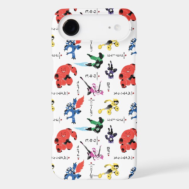 Big Hero 6 Fighting Pattern Case-Mate iPhone Case (Back)