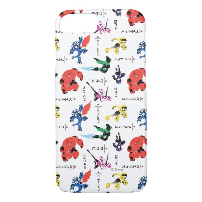 Big Hero 6 Fighting Pattern Case-Mate iPhone Case (Back)