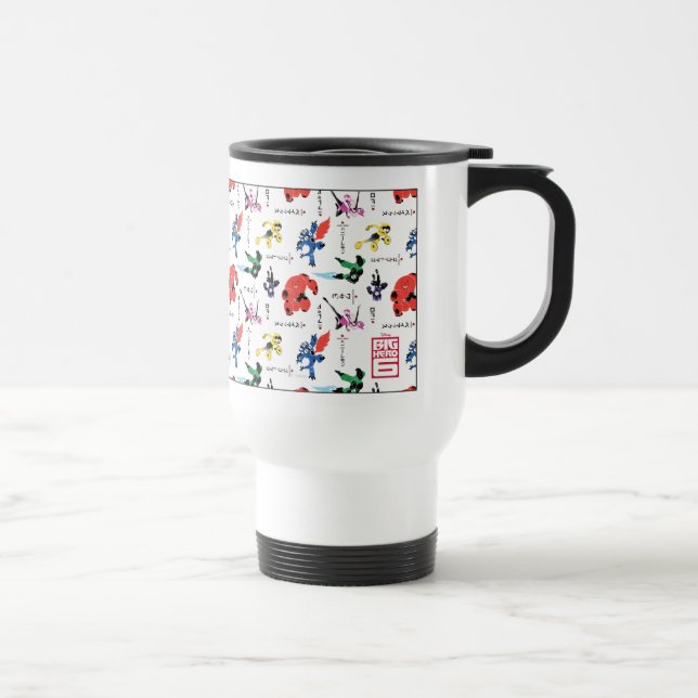 Big Hero 6 Fighting Pattern Travel Mug (Right)