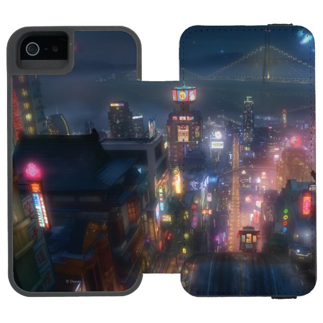 Big Hero 6 Night Sky Incipio iPhone Wallet Case (Folio Open)