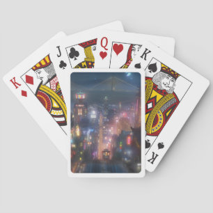 Big Hero 6 Night Sky Playing Cards