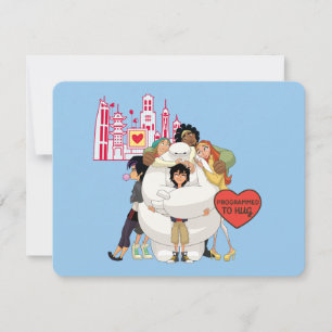 Big Hero 6   Programmed to Hug Valentine Holiday Card