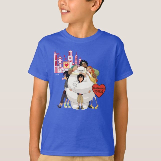 Big Hero 6 | Programmed to Hug Valentine T-Shirt (Front)