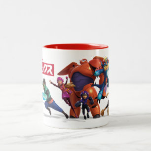 Big Hero 6 Superheros Two-Tone Coffee Mug