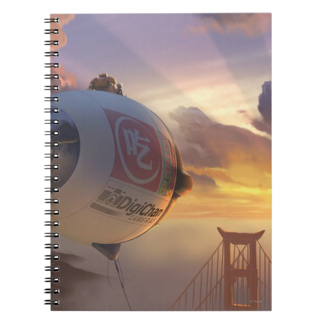 Big Hero Space Ship and Bridge Notebook (Front)