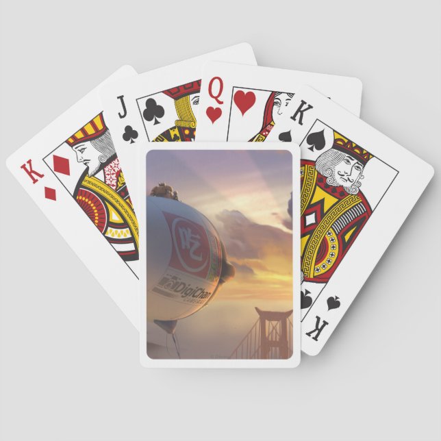 Big Hero Space Ship and Bridge Playing Cards (Back)