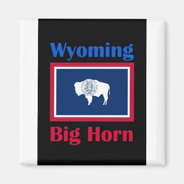 Big Horn Wyoming Magnet (Front)