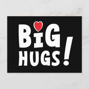 Big hug. Carte d'identité ou pour la Saint-Valenti