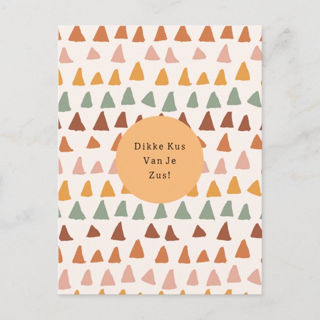 Big Hug From Your Sister Quote Card (Front)