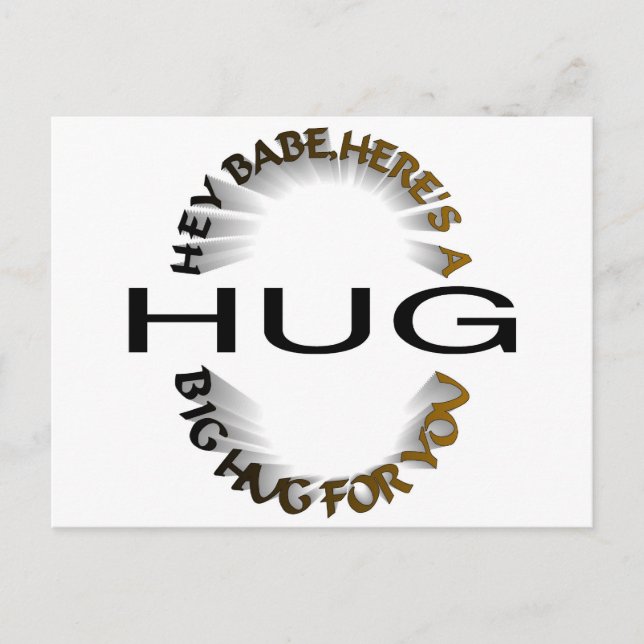 BIG HUG POSTCARD (Front)