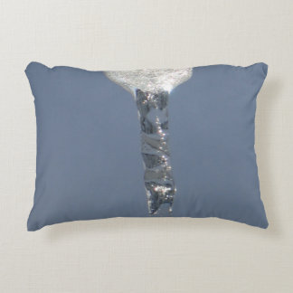Big Icicle In Blue Sky Throw Pillow