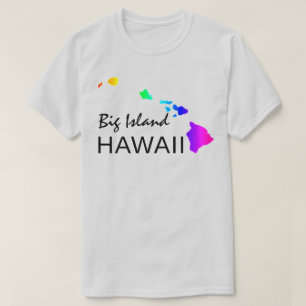 BIG ISLAND - HAWAII ISLANDS NEON RAINBOW T-Shirt