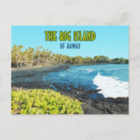 Big Island Hawaii Punalu’u Beach Vintage