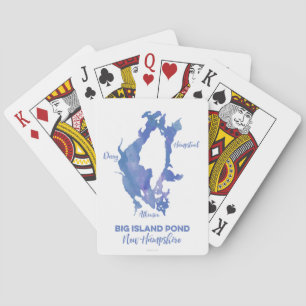 Big Island Pond Playing Cards