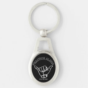 Big Island - Practice Aloha Shaka (Hang loose) Keychain