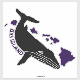 Big Island - Purple Hawaii Islands Humpback