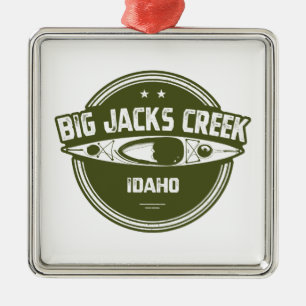 Big Jacks Creek Wild And Scenic River Idaho Kayaki Metal Ornament