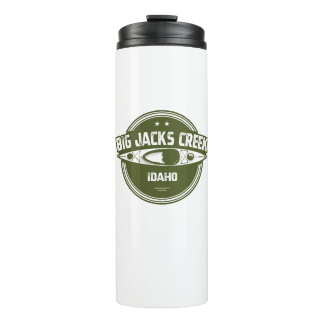 Big Jacks Creek Wild And Scenic River Idaho Kayaki Thermal Tumbler (Front)