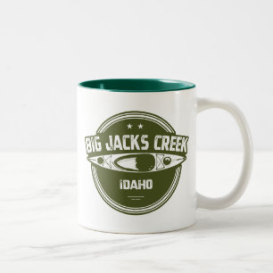 Big Jacks Creek Wild And Scenic River Idaho Kayaki Two-Tone Coffee Mug