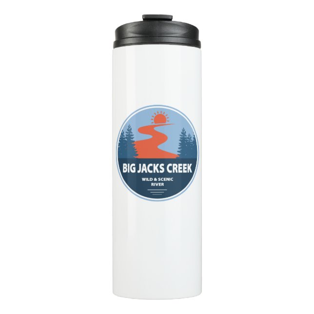 Big Jacks Creek Wild And Scenic River Idaho Thermal Tumbler (Front)