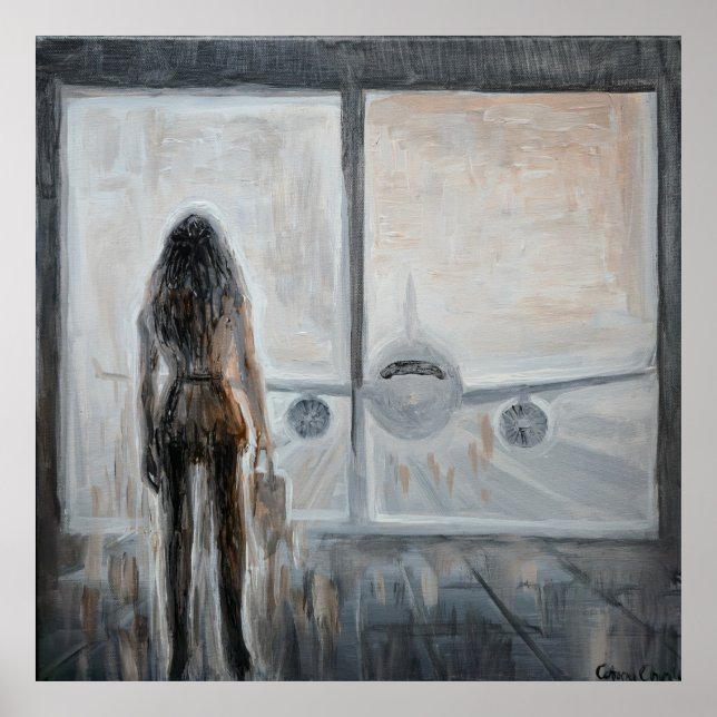 Big jet plane poster (Front)